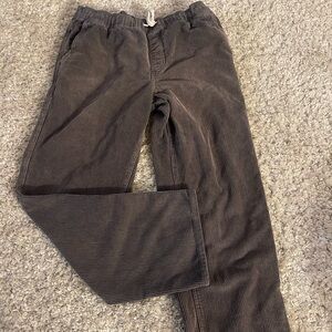 RSQ Corduroy Pants Mens Unisex M Gray Elastic Waist Drawstring Straight Casual